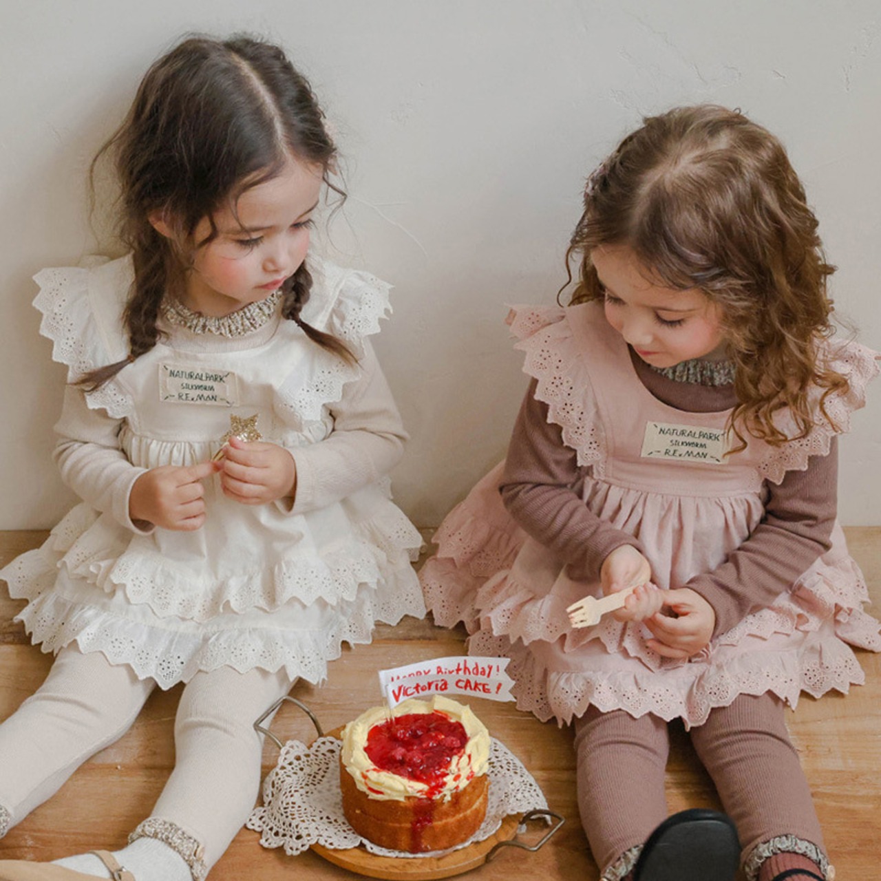 「予約販売」秋レイヤードフリル付きワンピース