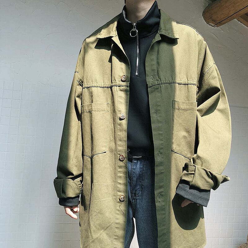 全2色 ジャケット 羽織 カジュアル 無地 シンプル シャツ