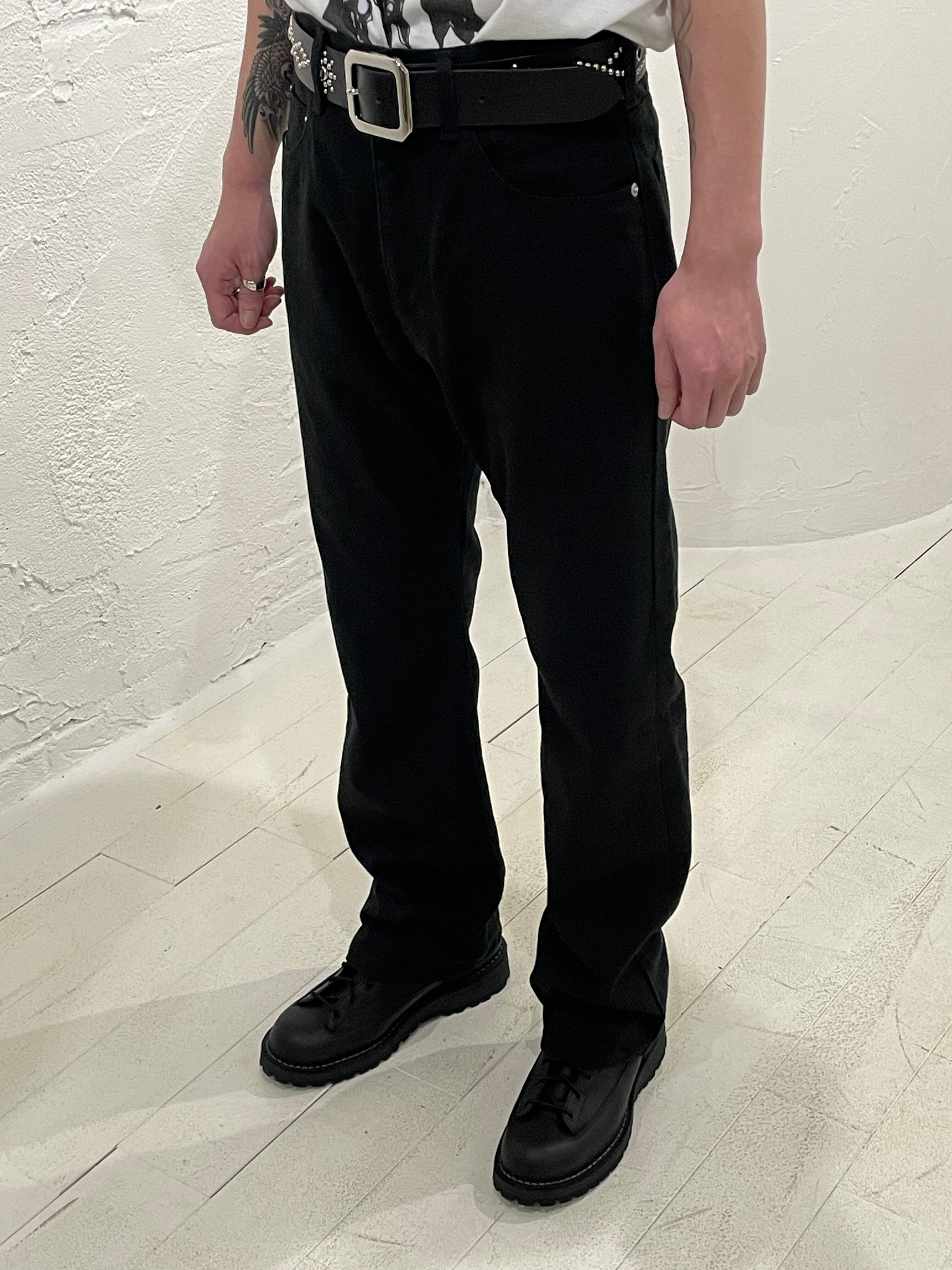 MIYAGIHIDETAKA Casual Slacks BLACK Mサイズ MIYAGIHIDETAKA】Casual Slacks (BLACK) | Antler