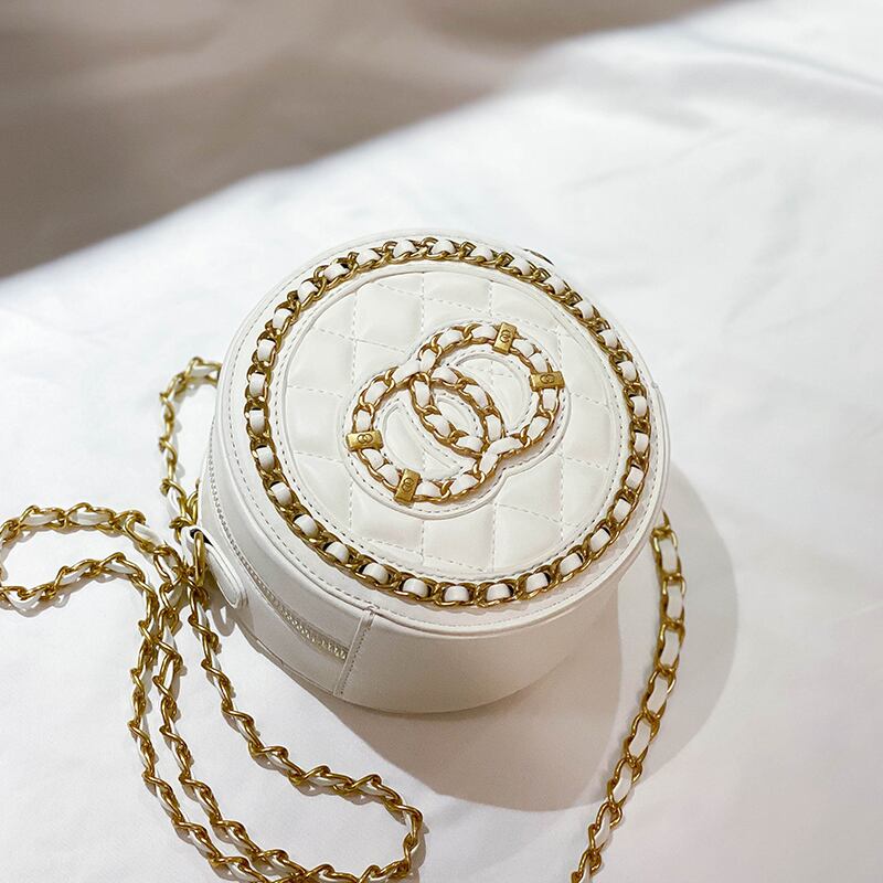 バッグ2020ニューウェーブサマーファッションダイヤモンドチェーンクロスボディバッグins eignスタイルワイルドスモールラウンドバッグ Tiancai_Wing_Bag3546520