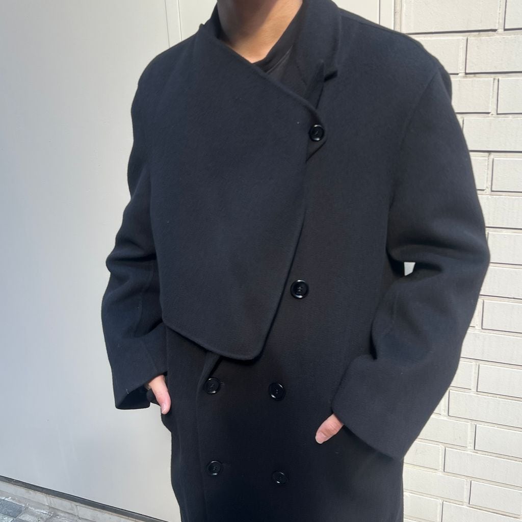 Dior ディオール 19AW Duster Coat ウール チェスターコート ブラック