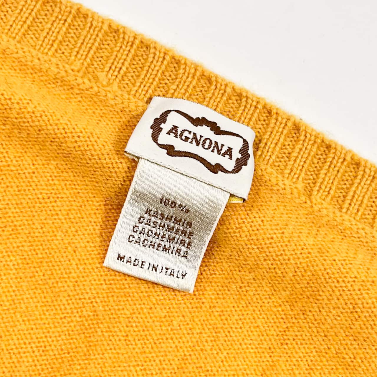 カシミヤ100% イタリア製 AGNONA アニオナ ニット セーター 50
