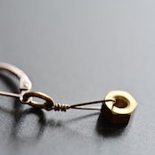 ARABUNA KEI ピアス ボルト & ナット シルバー/ ARABUNA KEI Earrings Bolt & Nut Silver