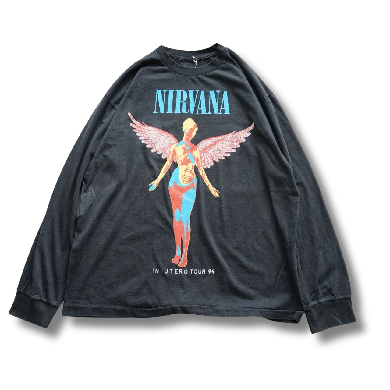NIRVANA ニルヴァーナ IN UTERO ツアーロングスリーブTシャツ L XL|NA786 NA787 NA788 NA789 NA790