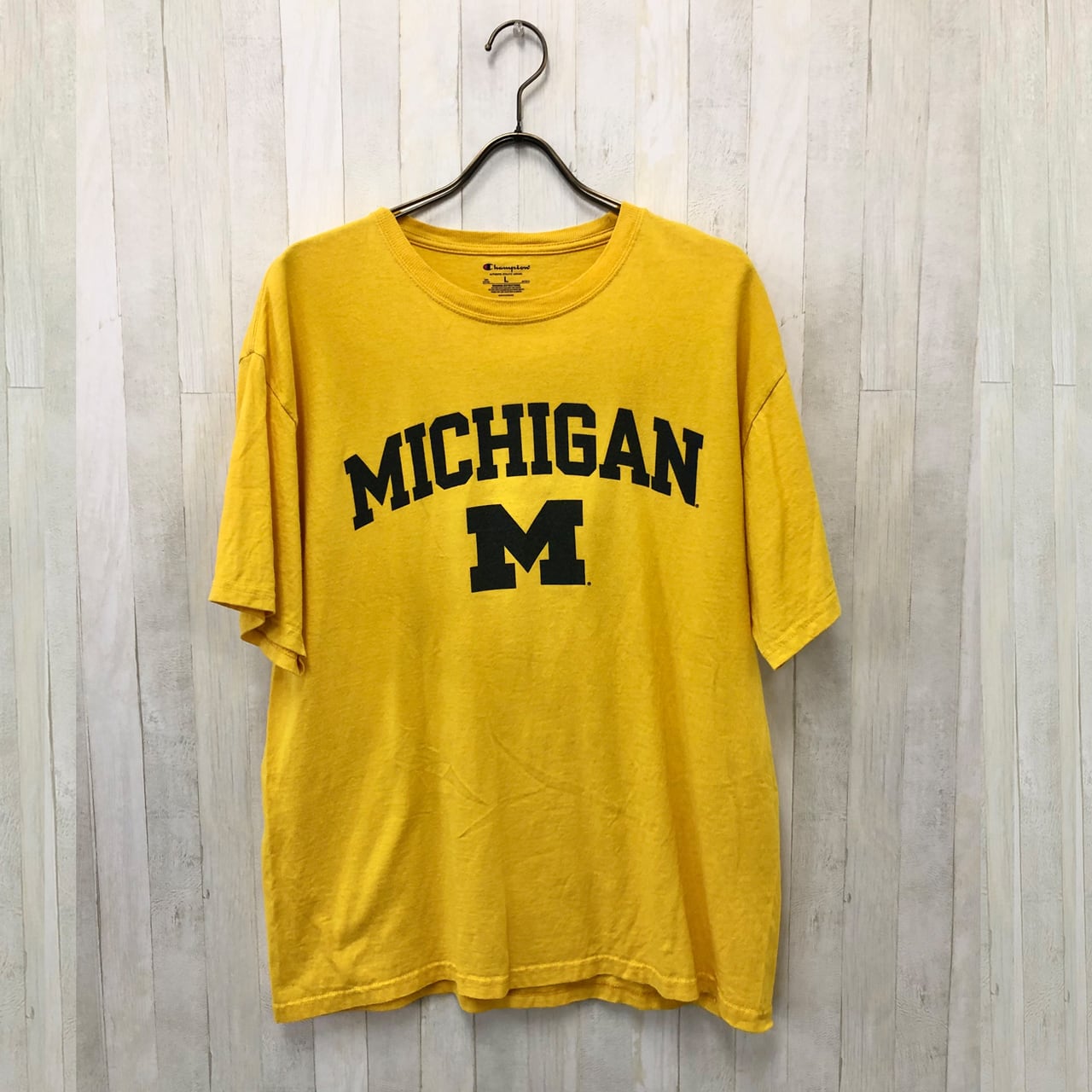 古着 送料無料 カレッジT MICHIGANカレッジ チャンピオンTシャツ