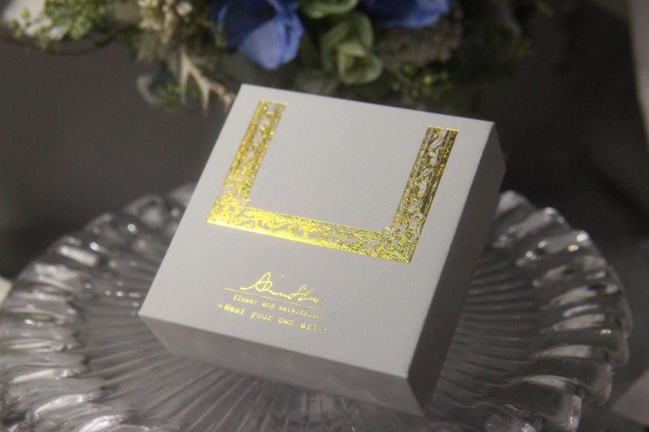 【抽選販売】新色追加【選べる8色】絵画と国産あこや真珠を纏う Lumière ring 【受注制作】