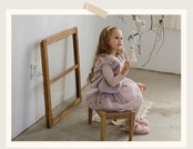 韓国子供服 / 26winter / puella FLO / イエルファーベスト / キッズ / 冬服 *90~140*