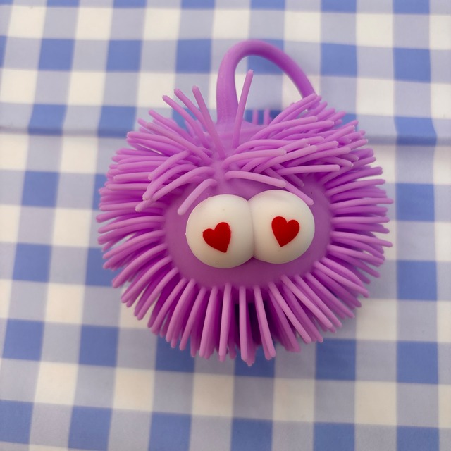 『光るおもちゃ・ヨーヨー』　光る！フサフサヨーヨー　アソートカラー（色の指定不可）