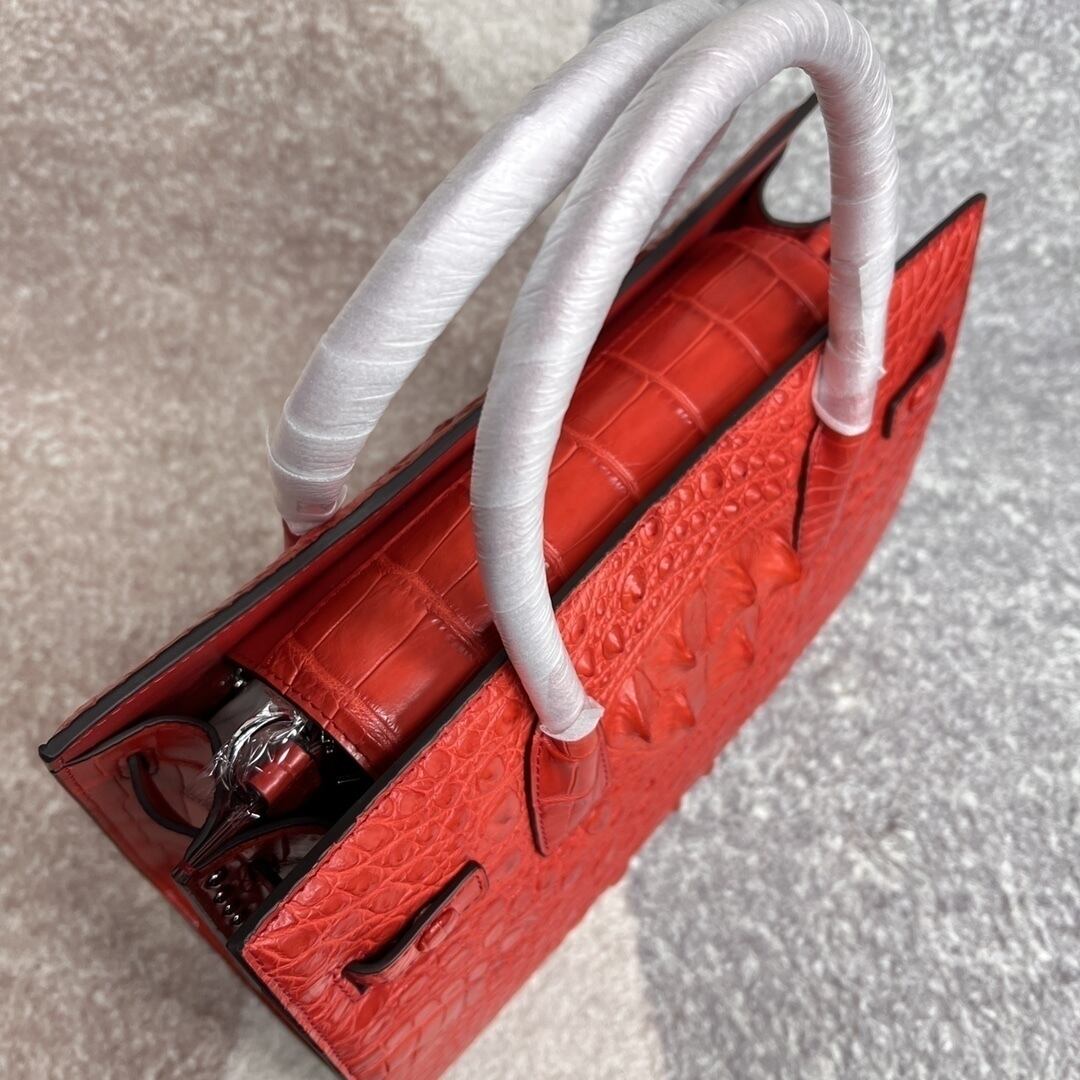 クロコダイル ワニ革本物 ハンドバッグ ショルダーバッグ 2way