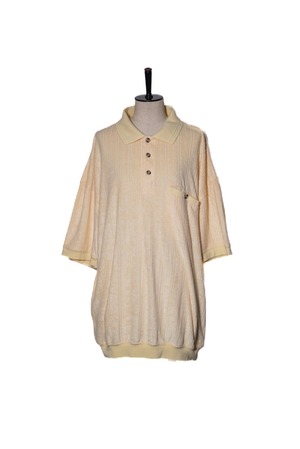 1990's pile polo shirt