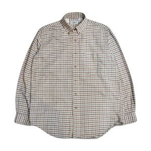 USED 90s L.L.Bean Flannel Shirt -M-R 02515