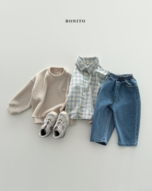 《3/29入荷予定》送料無料【BONITO】Pop Knit Sweatshirt