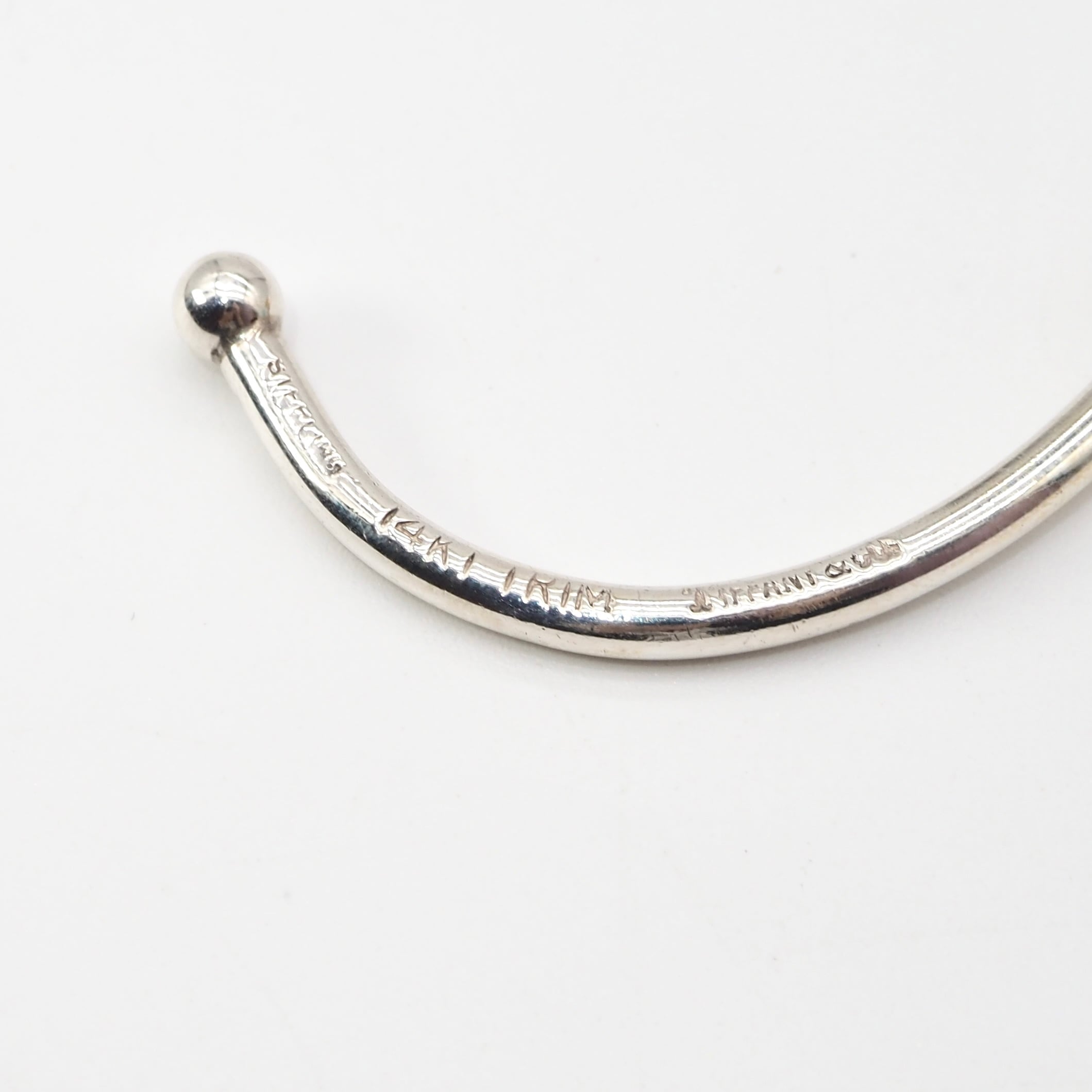 Tiffany&Co. ダブルコイル バングル シルバー925 K14 シルバー