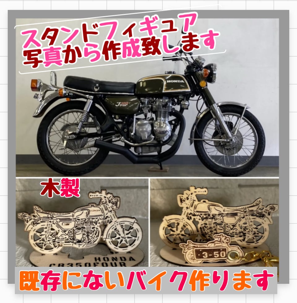 オーダーメイド あなたの愛車の写真から作成(このバイク車種が欲しい