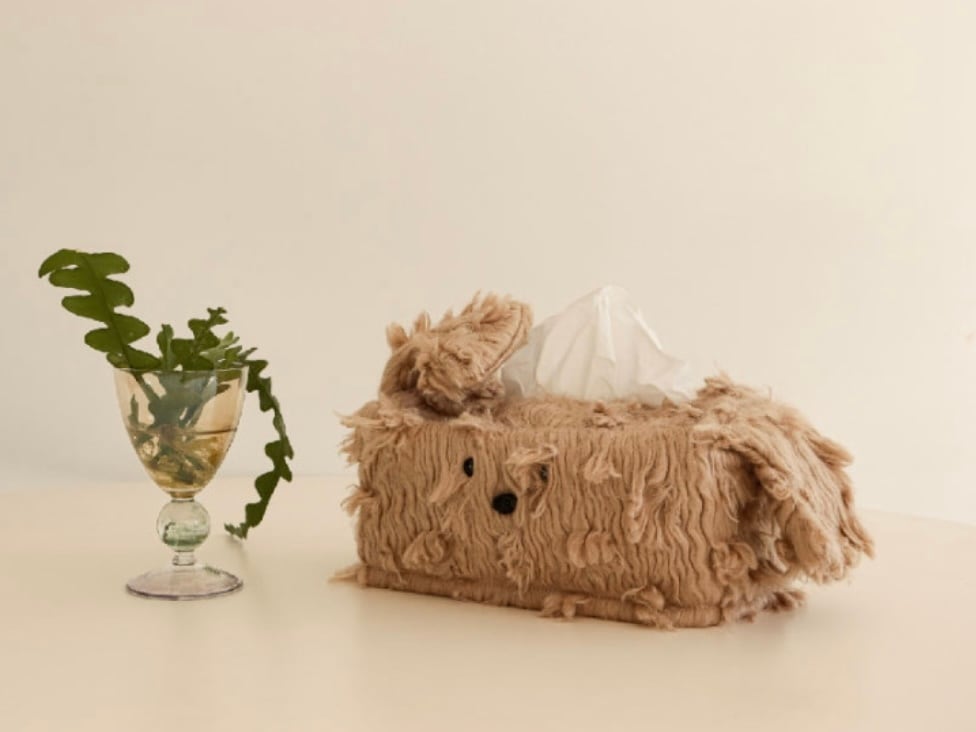 puppy tissue case 3colors / パピー ティッシュケース カバー 犬 韓国