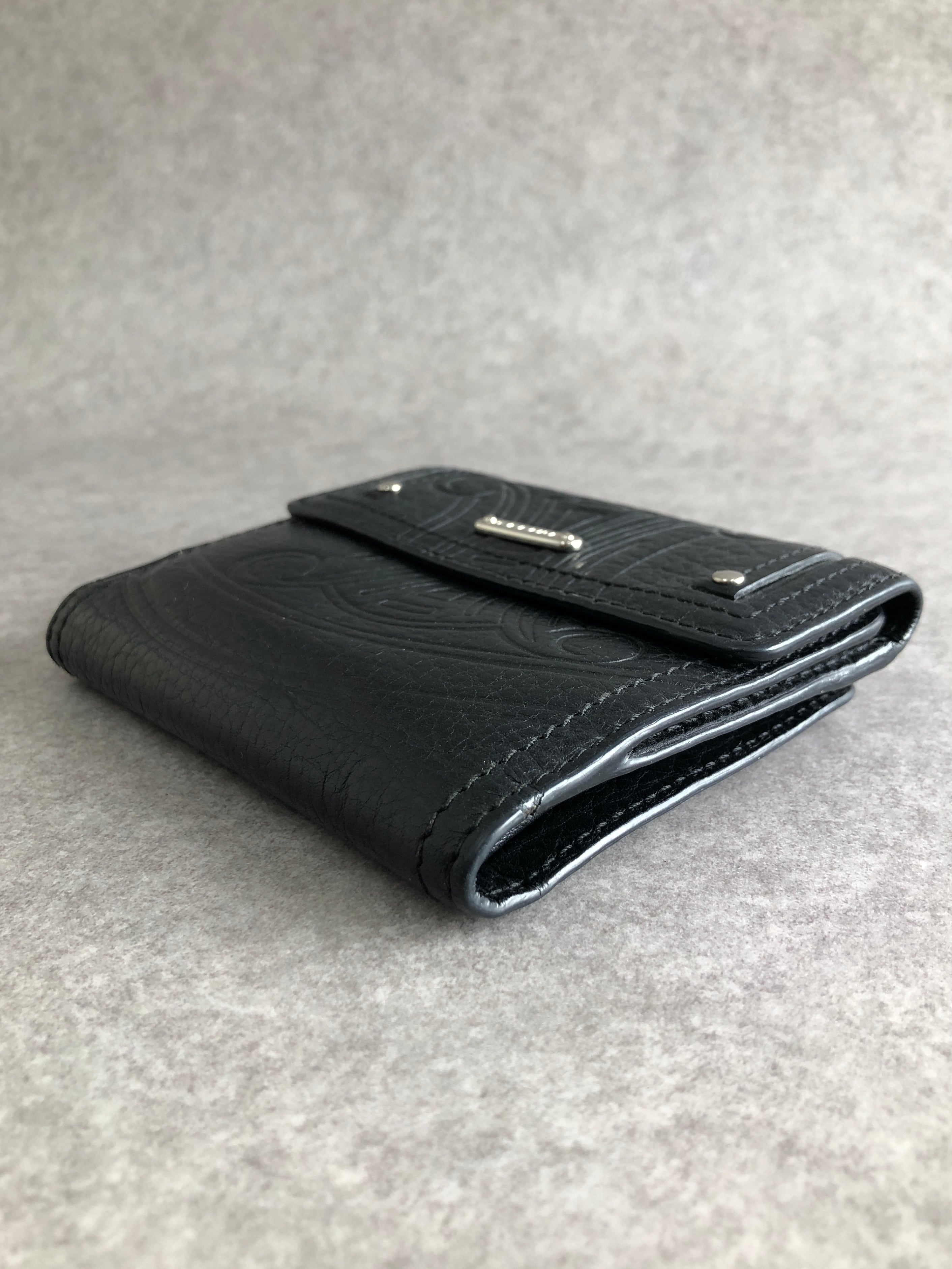 CELINE セリーヌ 財布 ブラック ブラゾン レザー vintage ヴィンテージ