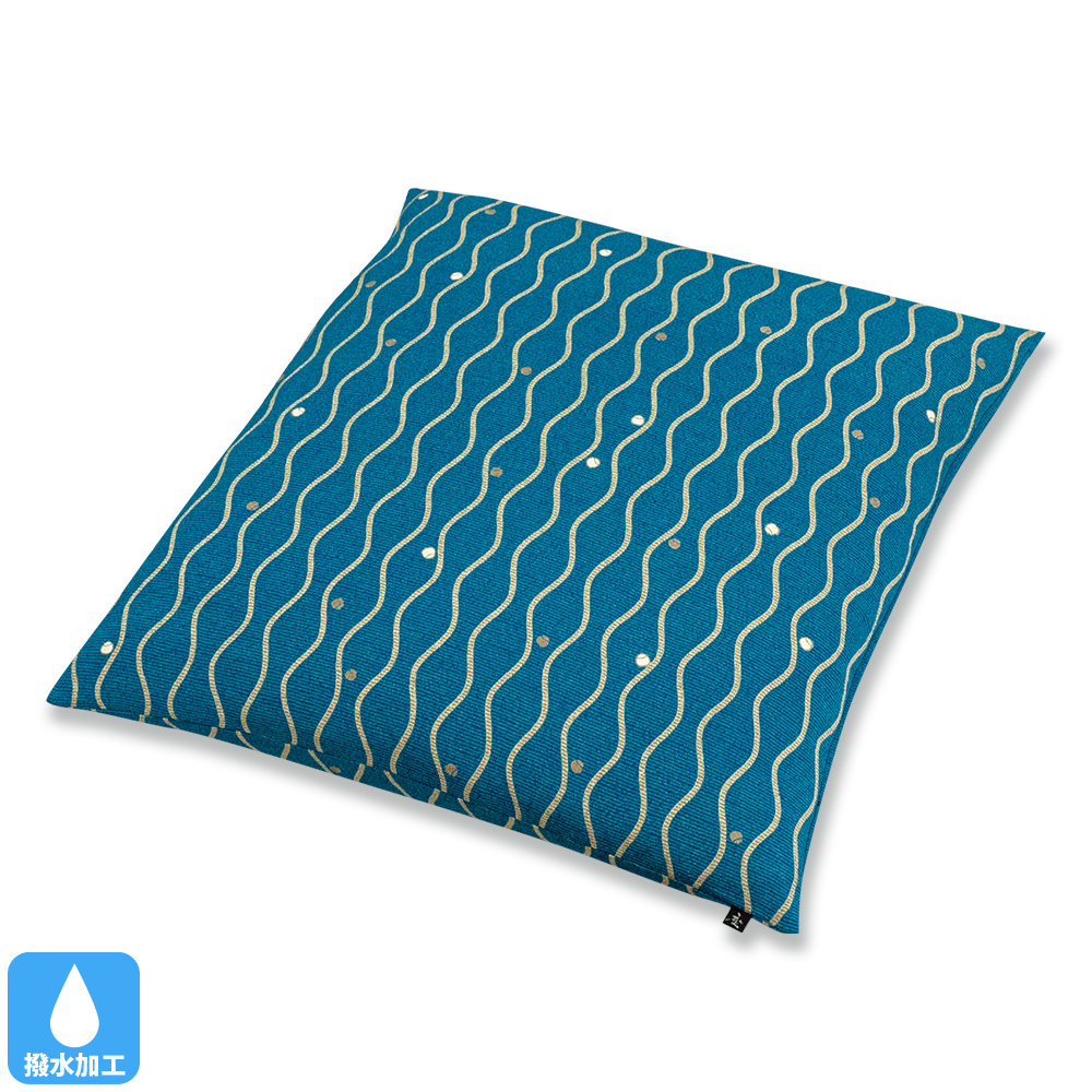 Tabi suru monyo/旅する文様 座布団(カバーのみ)Yorimichi BC(藍ねず)59×63