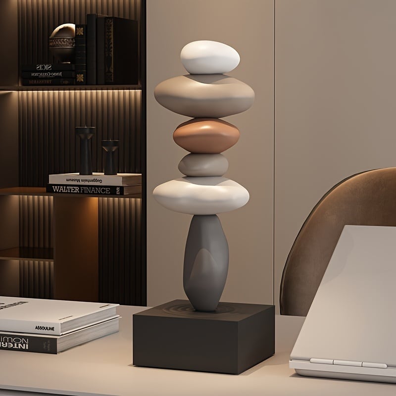 置物 オブジェ オーナメント 積み石デザイン スタッキング ストーン