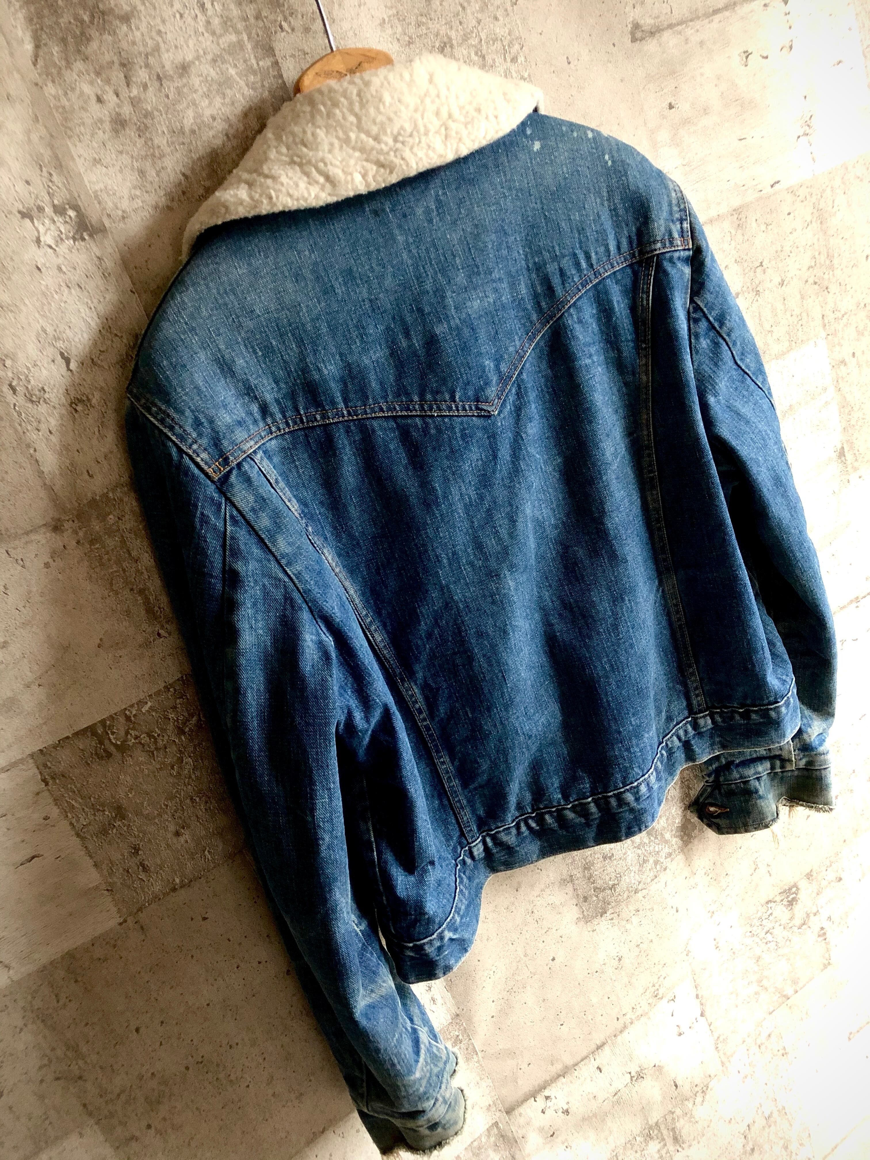 70s VINTAGE USA製 LEE STORM RIDER BOA DENIM JACKET リー 70s VINTAGE USA製 LEE STORM RIDER BOA DENIM JACKET リー