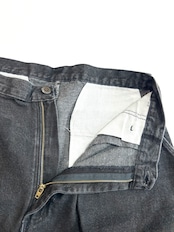 Wrangler "BLACK" DENIM SLACKS MADE IN USA Size W32L34→W33L33.5