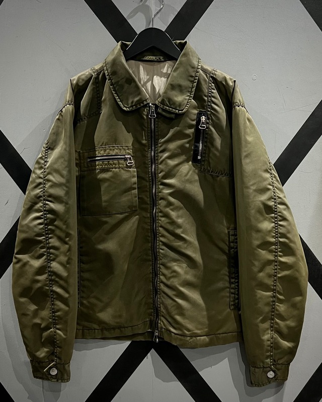 【X VINTAGE】Military-Inspired Design Vintage Nylon Jacket