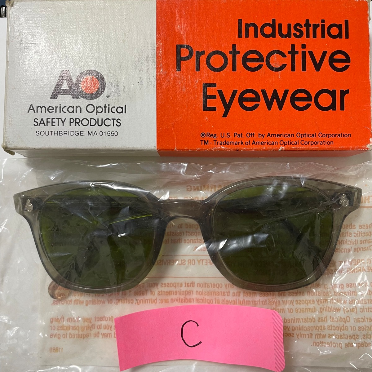 デッドストック AO SAFETY FLEX FIT 52 F9800 C 眼鏡 UC TRADING