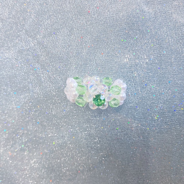 jewel ring (green)