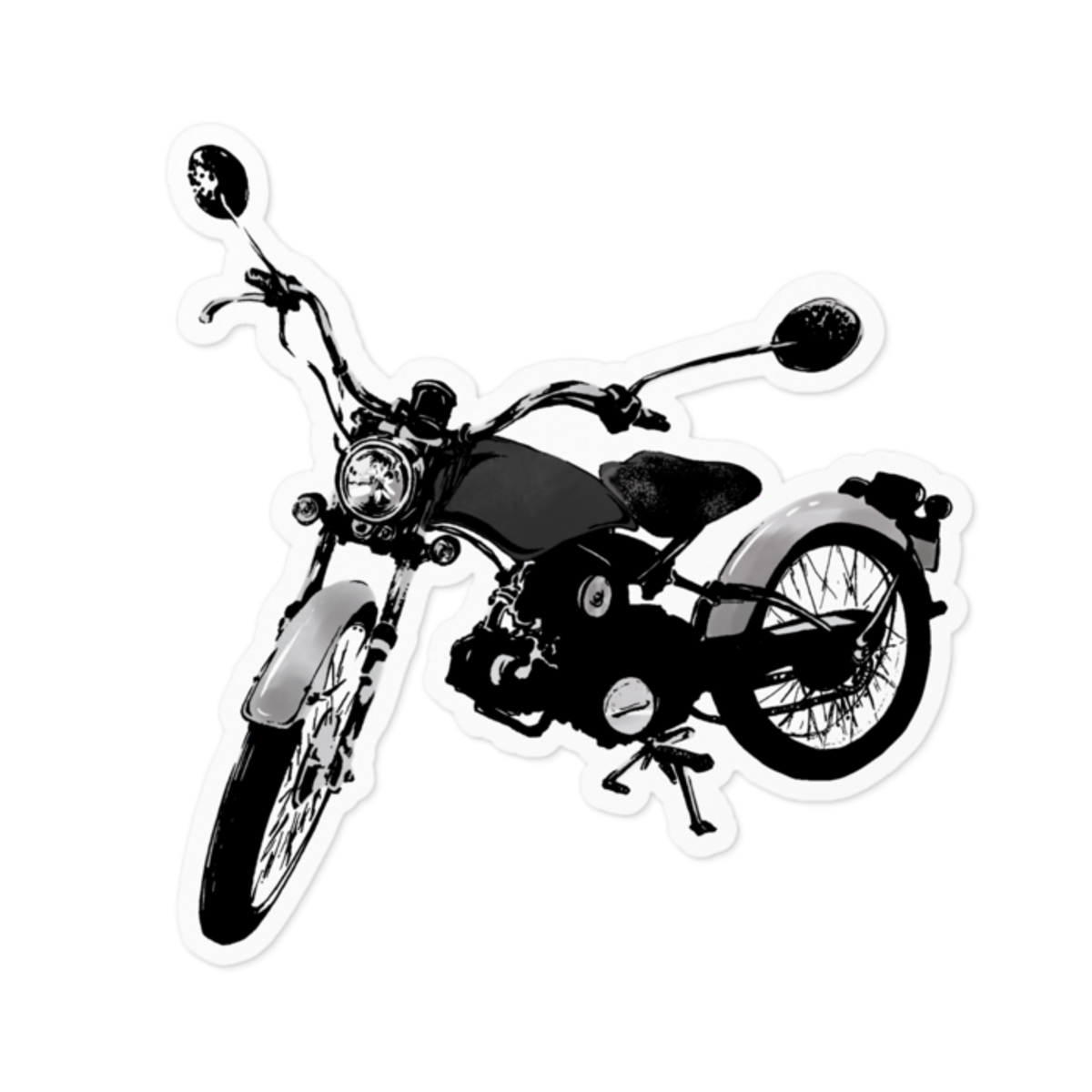 Sticker 「Bike 」Black Adolph