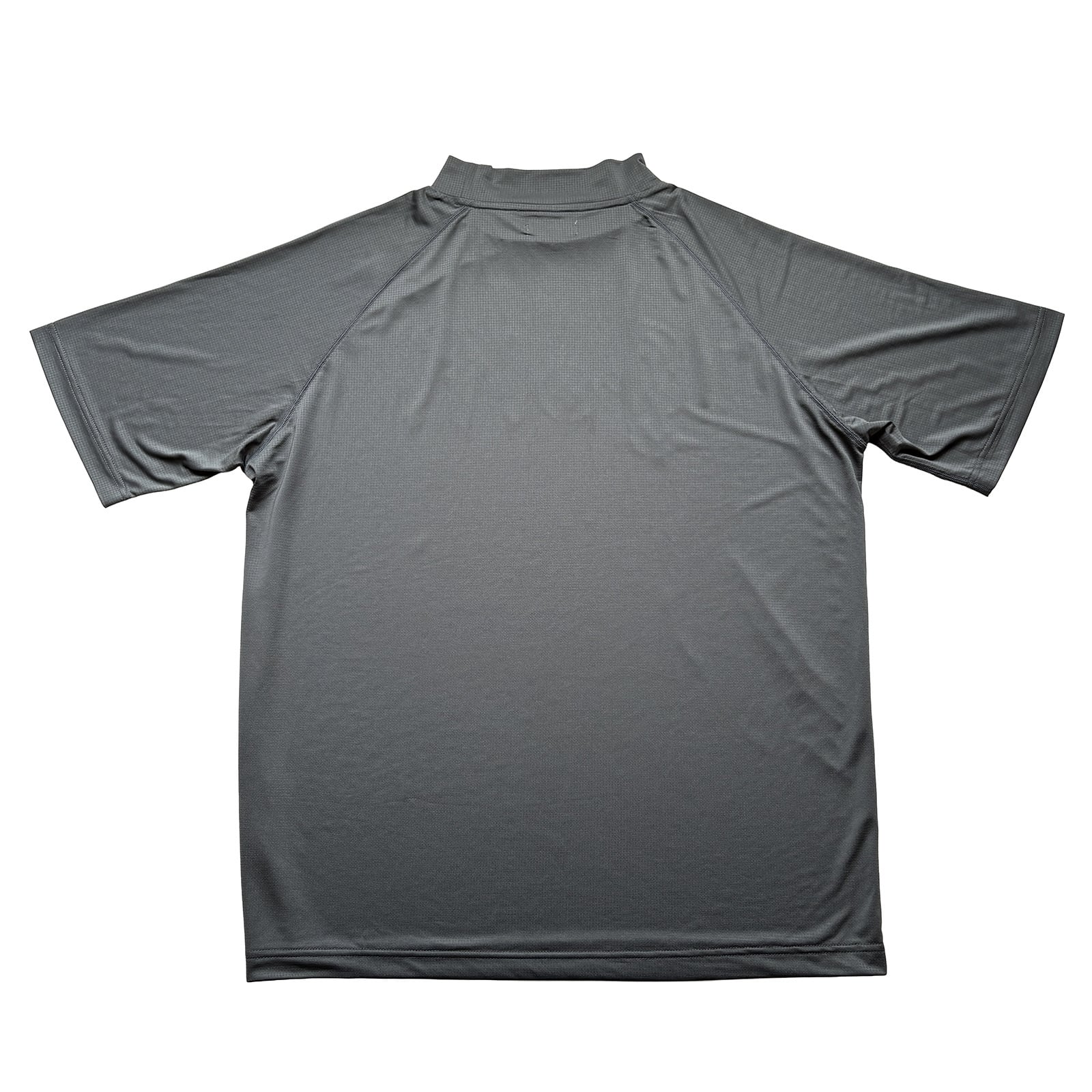【未使用品】8gshoot モックネックシャツ グレー L SUPER LIGHT LOGO PRINT MOCK NECK SHIRT -CHARCOAL- | 8G SHOOT WEBSTORE