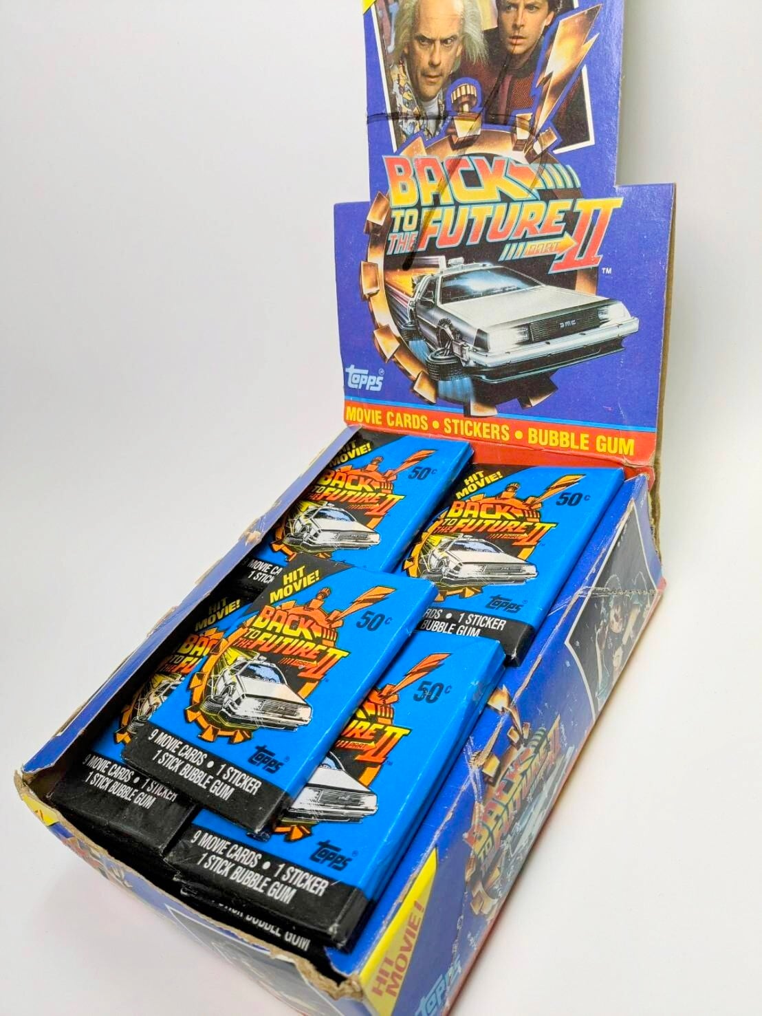 ♧ 再入荷！送料無料！☆【 Back to the Future Part II（ バックトゥザフューチャー PART2 ） 】VINTAGE トレーディングカード・ステッカー 単品 （1個=9CARDS+1STICKER入り）〚アメリカン雑貨 アメトイ〛
