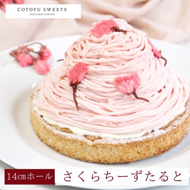 【バレンタイン 早割 お取り寄せ 送料無料】桜好きさんのための さくらちーずたると12㎝ (3名〜4名様用)