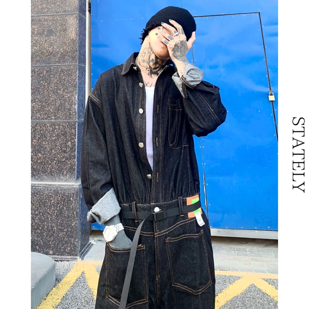 Urban Denim ジャンプスーツ/2color_ST03・画像4