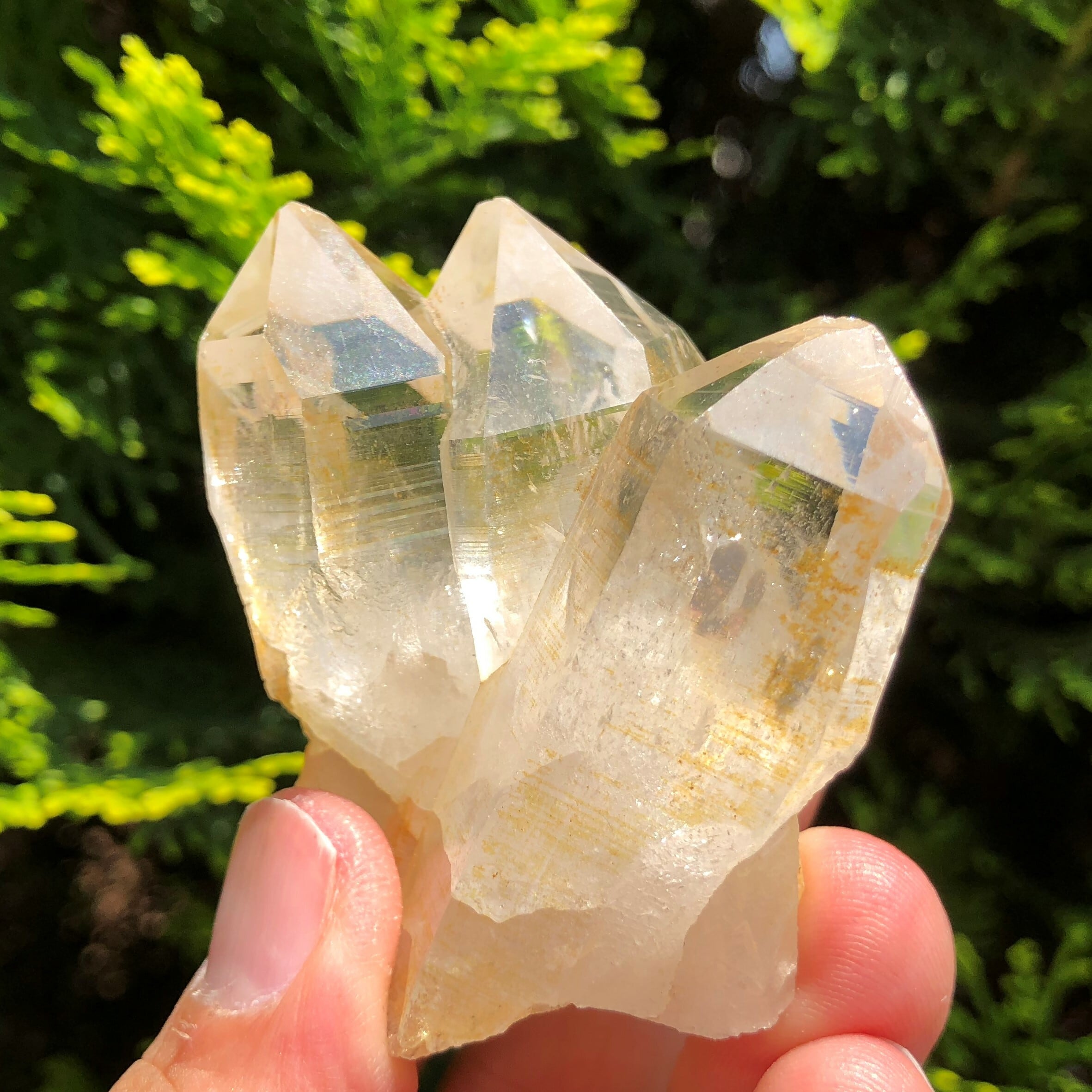 限定価格】ガネッシュヒマール産ヒマラヤ水晶☆クラスター☆ゴールデン 