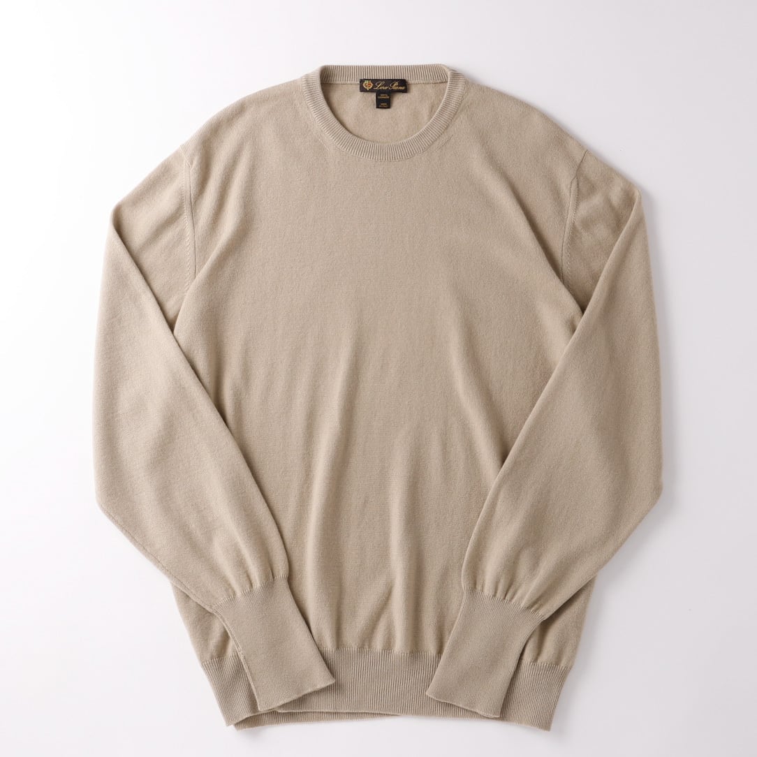 未使用】Loro Piana Special Cashmere knit sweater Made in Italy