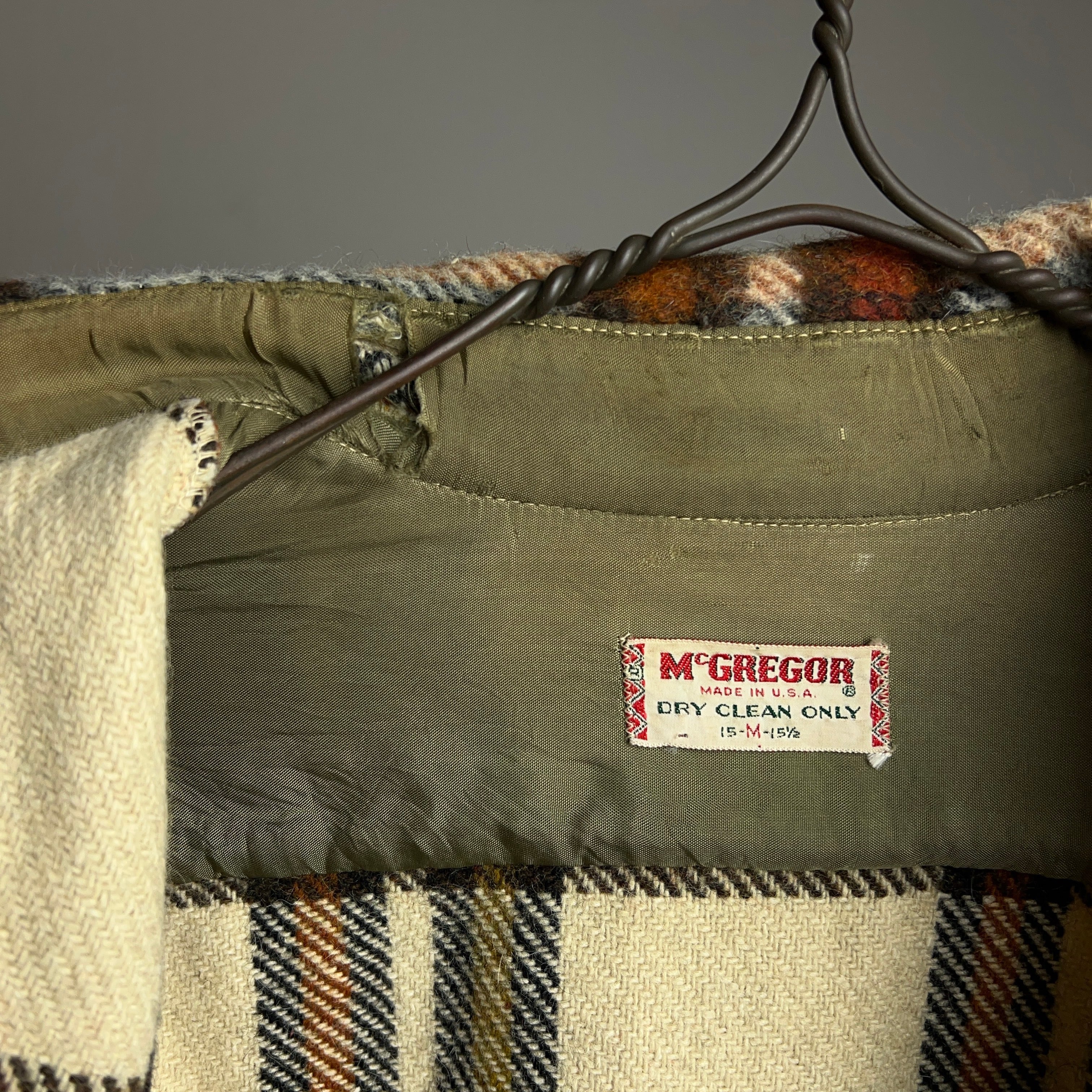 60's~70's McGREGOR CPO Shirt USA製 SIZE M 60年代~70年代 60's~70's McGREGOR CPO Shirt USA製 SIZE M 60年代~70年代