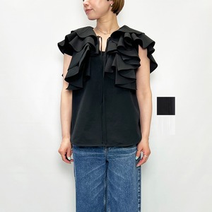 HeRIN.CYE へリンドットサイ Ruffled blouse 530JSM30-1091 2026春夏新作  [送料無料]