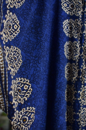 African print caftan dress