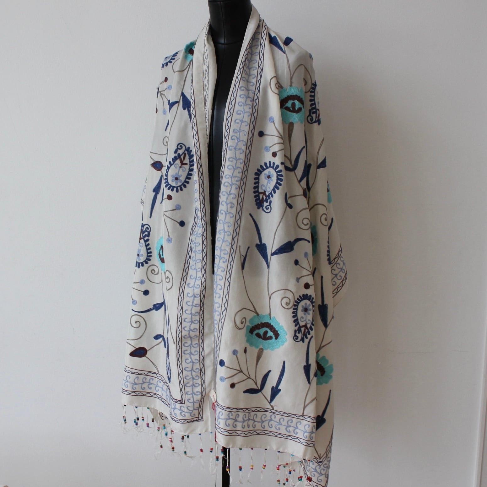 アルテア　マフラー　ストール アルテア Altea マフラー ストール(ショール) ウール パープル×黒