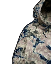 【1着限定販売 / 最短即日発送】 藍染めタイダイスウェットフーディー 陸上進出