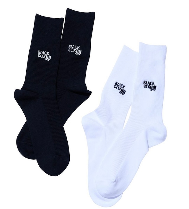 SURFSKATECAMP " DANGER SIGN SOCKS " White