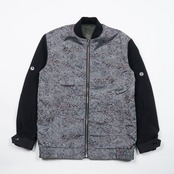 【BJK-M004】Msize再構築リバーシブル着物ボンバー KIMONO REVERSIBLE BOMBER JACKET