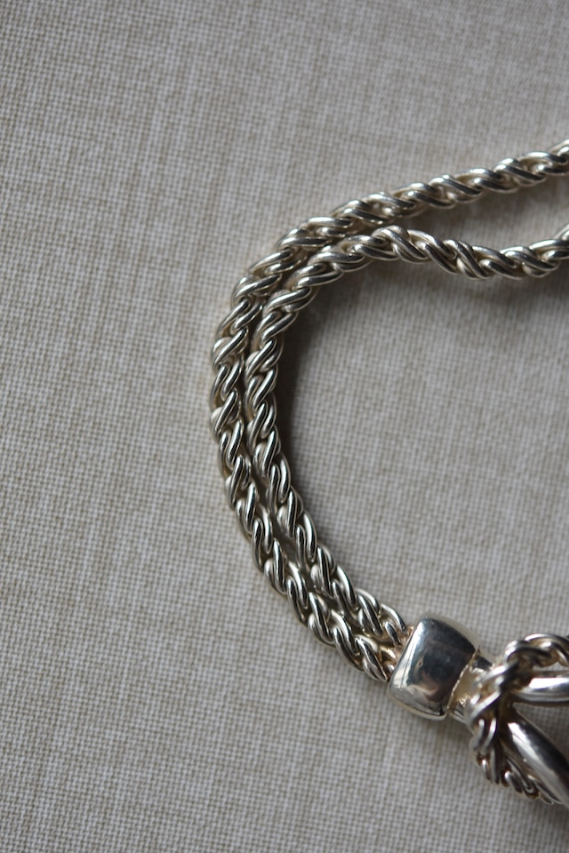 IORI/"Tiffany & Co." bracelet/Double rope Center knot