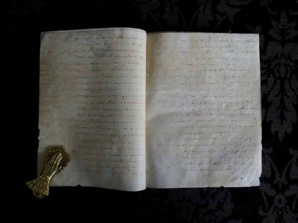 羊皮紙の古文書 Ⅰ | antique Salon