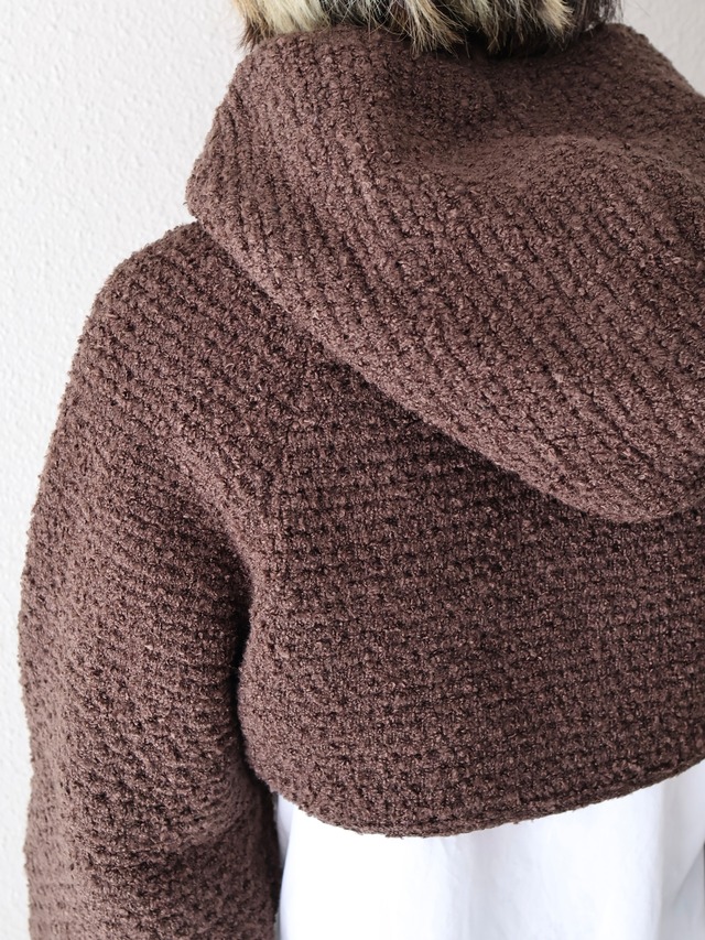 【ISA BOULDER】HOODED GRADATION SLEEVE/soil