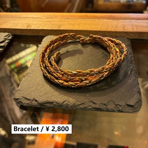 TOPANGA Jewelry　エンシェントブラス＆コッパーバングル　ブレスレット　カフスブレスレット　チベタンバングル　