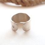 Hammered Rough Open Ring(14mm)　