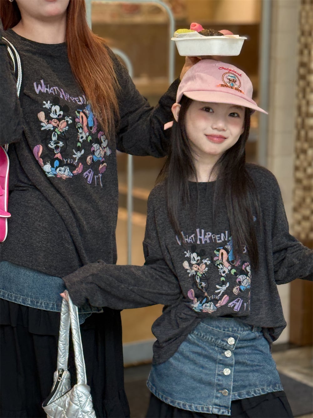 2color WHAT HAPPEN イラストT