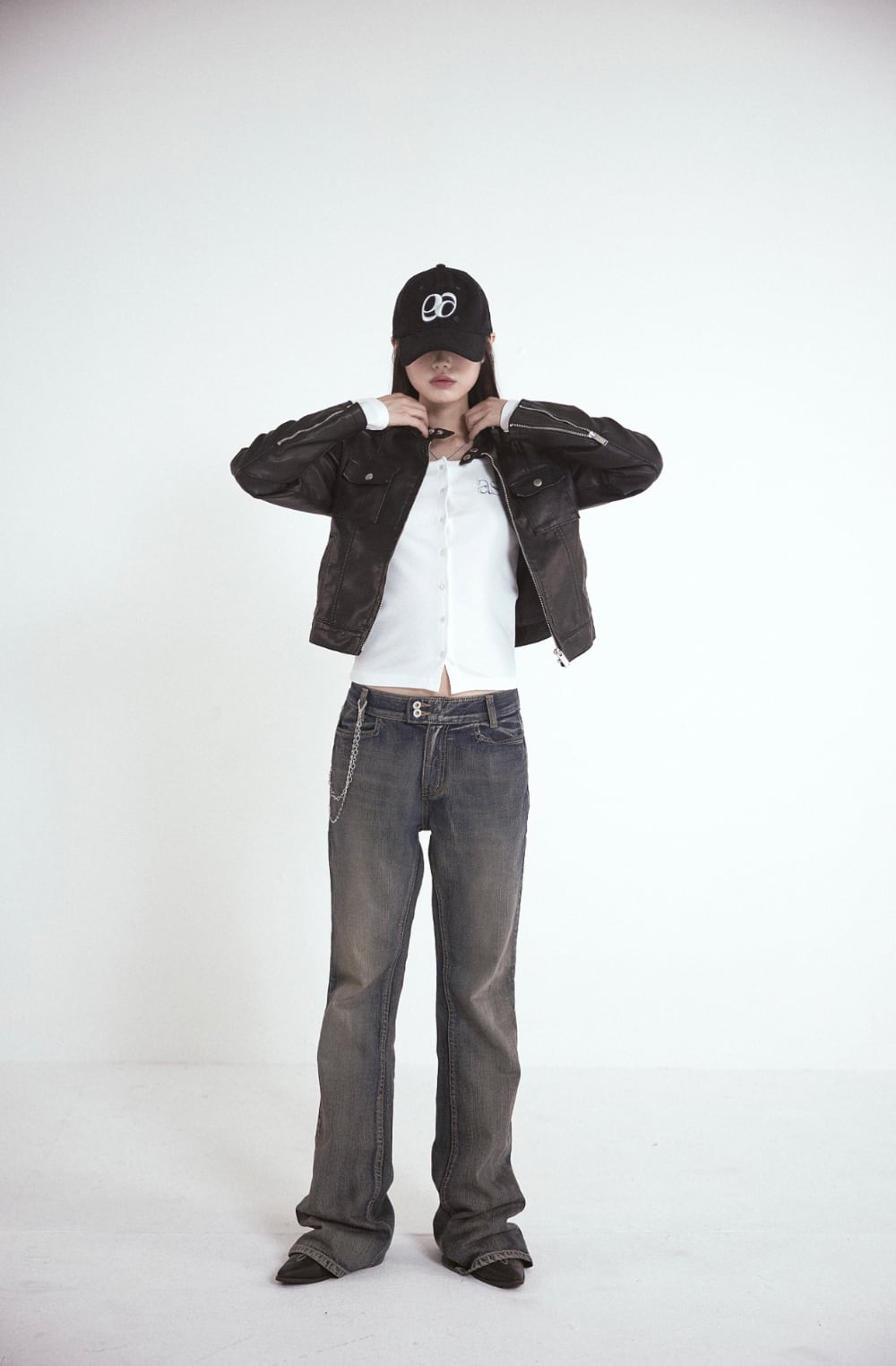 as”on] X DETAILED PANTS 正規品 韓国ブランド 韓国通販 韓国代行 韓国