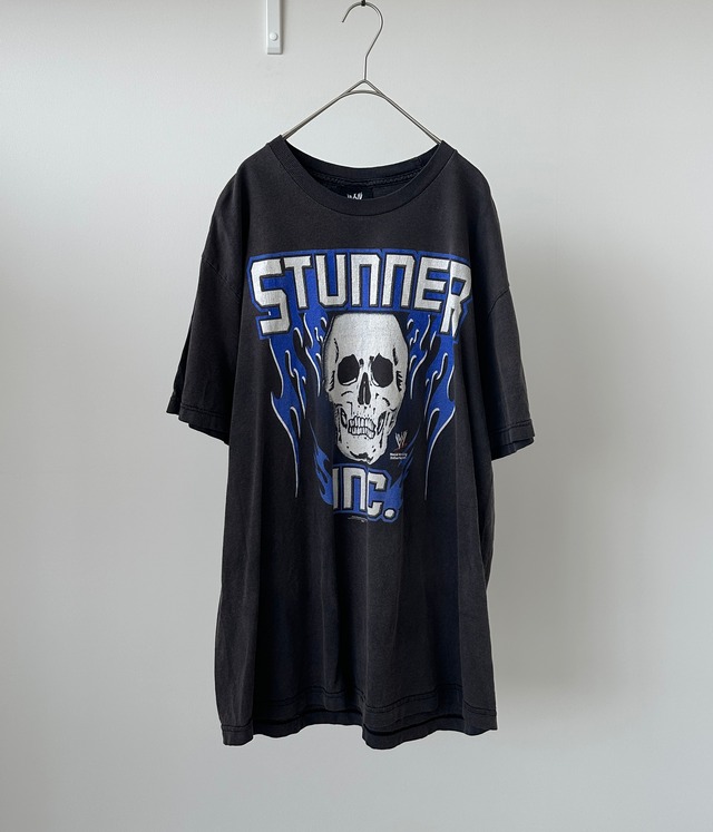 -World Wrestling Entertainment- Vintage 00s L STUNNER Print T-Shirt