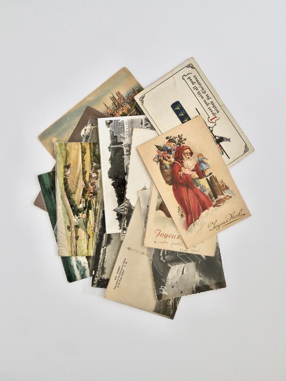 古い絵葉書（ベルサイユ風景画）｜Vintage Postcards from Europe